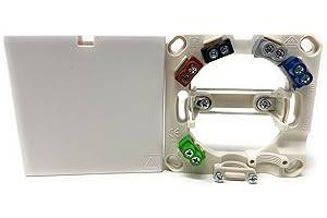 POLLMANN ELEKTROTECHNIK Pollmann Herdanschlussdose HAD3 (AP/UP), 5-polig, reinweiß, 1 Stück