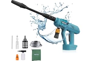 ANUPTTA Rondella ad alta pressione, 18 V, compatibile con batteria Makita, per il lavaggio di biciclette, casa, giardino, pulitore di superfici e giardino, ricambio per Makita (solo custodia)