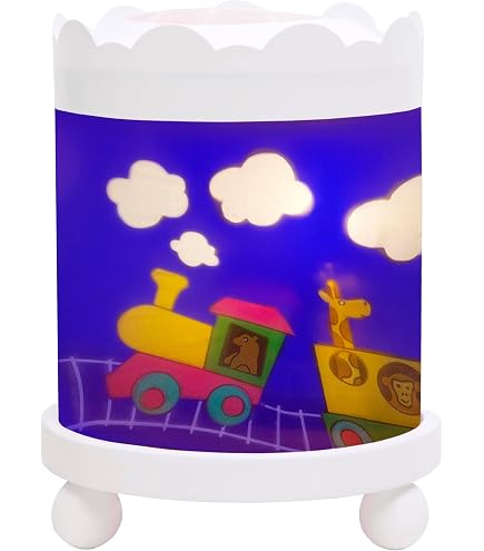 Luce Notturna Lanterna Magica Per Bambini | Proiezione Oceano Multicolore | Con Lampadina A Basso Consumo | Trousselier