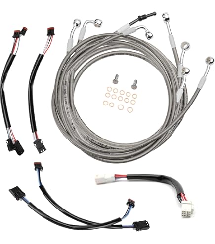 Cable Kits Brand, (Non ABS) Hydraulic Brake Line Assembly And Clutch Extension Kit For Harley Davidson Low Rider S (2022-2024) - 12" Rise - View #2