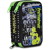 Astuccio In Silicone Mitamini Animals | Con Zip | Color Blu | Per Scuola E Tempo Libero | Bambini E Ragazzi - Foto 4