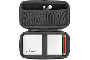 YIIWAY Twarde etui podróżne kompatybilne z drukarką fotograficzną Polaroid Hi-Print 2. generacji, połączona Bluetooth, 2 x 3, tylko etui - czarne YC82002