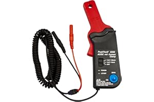 PeakTech P 4250 Adaptateur de pince de courant pour multimètre AC/DC avec fiches de 4 mm Réglage du zéro pour ampérométrie en courant continu
