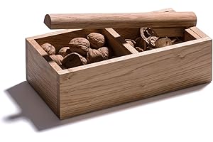 ‎4BETTERDAYS.COM NATURLICH LEBEN! 4betterdays.com NATURlich leben! Nussknacker mit 2 Fächern und starkem Hebel - aus heimischem Eichenholz - Handgefertigt in Deutschland - plastikfrei & nachhaltig produziert