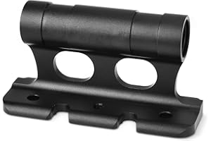 VEHOUKLI Bike Fork Mount, Bicycle Fork Carrier, Aluminum Alloy Quick Release Fork Bracket for Car Roof & Truck Bed, Thru Axle Fitments 100×5/100×12/100×15/110×15mm, Secure Transport for MTB & Road Bikes