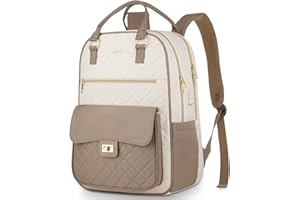 RJEU Plecak Damski,Modny i Słodki Plecak na Laptopa,Wodoodporny i Antykradzieżowy,Prezenty