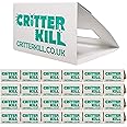 CritterKill Spider Trap 24 Pack - Spiders And Crawling Insect Killer Traps - Child And Pet Safe - Eco Friendly
