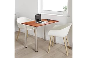 AKKE mikon 60x50 | Esszimmertisch - Esstisch - Tisch mit Chrombeinen - Küchentisch - Bürotisch | Locarno