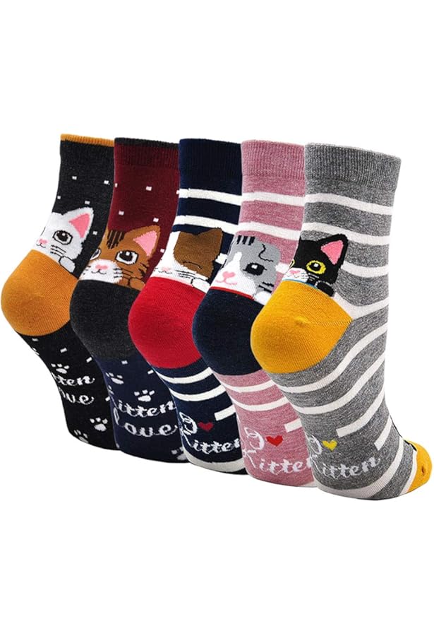 Idée Cadeau Femme Chaussettes Chat: Chaussettes Chaudes Femme Hiver 35