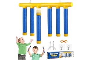 TOGETDREAM Giochi di cattura di bastoni, 3 Velocità di caduta e reazioni rapide giocattolo di allenamento Gioco di reazione Gioco dei bastoni che cadono Regalo di Natale per bambini adulti