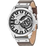 Police Orologio Multi-quadrante Quarzo Uomo con Cinturino in Pelle PL15217JS.04A