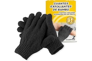 THE INVENTIONS EMPORIUM Guante Exfoliante Corporal - Esponja Exfoliante Corporal - Guante de Crin - Limpieza y Exfoliación - Elimina Células Muertas, Mejora la Circulación, Suaviza la Piel - Todo Tipo Pieles - (Pack 2 uds)