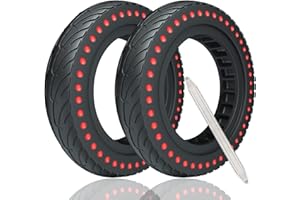 OUXI Xiaomi Tyre, Electric Scooter Tyre Solid 8.5 Inch Puncture Proof Explosion Proof Rubber Tubeless Wheel Front/Rear for Xiaomi Mijia M365 Pro, Gotrax gxl/XR/V2 - 2PCS