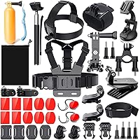 Adofys 40 in 1 Action Camera Accessory Kit Bundle Compatible for GoPro Hero 6 5 4 3/SJCAM/Akaso/Apeman/Xiaomi Yi Action…