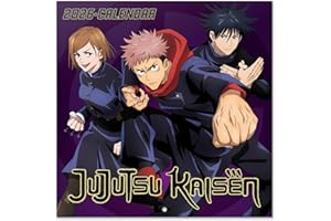 Grupo Erik: Calendario 2026 da Muro Jujutsu Kaisen Manga | Calendario geniale 2026-30x30cm + Poster da parete in Regalo (Poster Jujutsu Kaisen), Planner 2026 - Mensile da Parete Accessori Anime