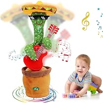Shengruili Sprechender Kaktus Plschtier - Tanzender und Aufnehmender  Kuscheltier, Lernen zu Sprechen Plsch Puppe, Spielzeug: Amazon.de:  Spielzeug