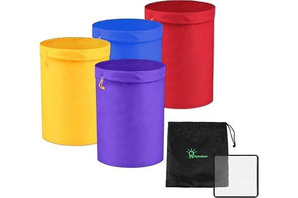 Hyindoor Bubble Bag Ice o lator Bag de 4 Sacs de 20 litres Sac d'extraction d'essence avec écran de Pression et Sac de Rangement 5 Gallon
