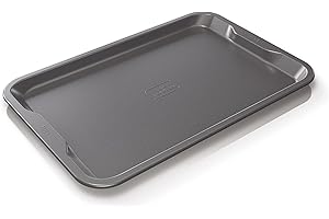 Ninja Foodi ZEROSTICK Baking Tray 25cm x 38cm, Non-Stick, Long Lasting Heavy Duty Baking Tray made from Aluminised Steel, Grey B30015EUUK