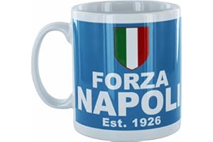 SSC NAPOLI Forza Napoli (Serie A) & Diego Maradona 11oz Ceramic Mug Souvenir
