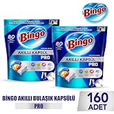 Bingo Akıllı Kaps&uuml;l Pro Bulaşık Makinesi Deterjanı Tableti 160 Adet
