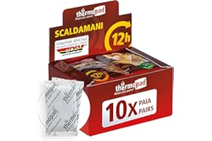 THERMOPAD scaldamani - 5, 10 o 30 paia - mani caldi per 12 ore - attivati a contatto con l'aria - cuscinetto termico - impacco caldo