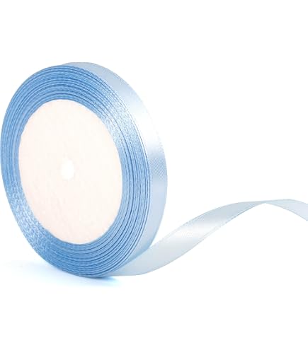 Fondersy Nastro Raso Double Face 50mm x 91M Blu Elettrico – Nastro in Poliestere per Matrimoni, Confezioni Regalo, Decorazioni Floreali e Artigianato