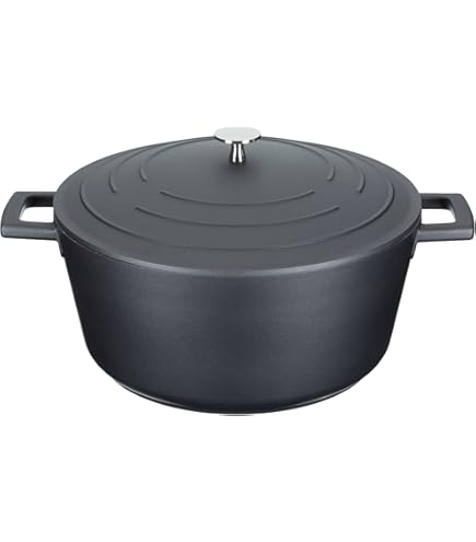 Harecker Bräterpfanne 26cm Aluguss - Für Induktion & Backofen Bis 240°C