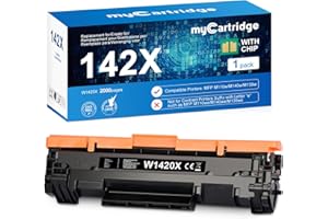 MYCARTRIDGE 142X 142A Toner Compatibile per HP 142X W1420X HP 142A W1420A per toner hp laserjet m140w /toner hp laserjet m110w (1 nero,con chip)