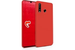 MyGadget Funda para Huawei P30 Lite en Silicona TPU - Resistente Carcasa Antichoque Flexible & Ultra Protectora - Friendly Pocket Case Duradera - Rojo