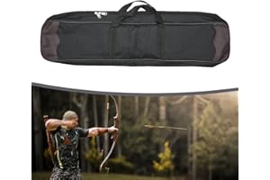 EASYBYMALL Custodia portatile per arco ricurvo, leggera, per tiro con l'arco e faretra con l'arco, borsa per il trasporto, impermeabile per accessori da caccia con arco ricurvo