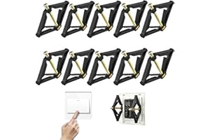 EUYKQNOI Strumento di riparazione della scatola dell'interruttore 86mm,10 PCS Montaggio A Parete Scatola Strumento di Riparazione Tipo Interruttore Cassette Riparatore Supporto per la Riparazione dell