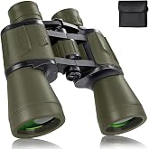 Professional Hand Binoculars, 100x100 Full HD Image Quality, 20x High Zoom, 50 mm Lens Diameter, 1000 M/56M View, Water Pass