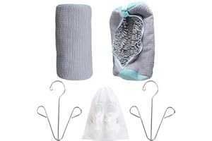 KATLKIU Filet de lavage chaussures machine – 2 sacs à linge réutilisables pour baskets, chaussures de sport, sneakers – lavage en machine sans abîmer – Gris