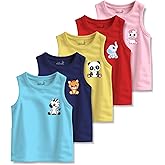 minicult Basics Cotton Baby Vests in Solid Colors (Mult...