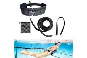 Simbä för pool, 2,5-7,5 m justerbart simmotståndsbä , simbassängrem, simträningsbä , simmotståndskoppel, för vuxna bar