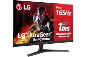 LG 32GN600-B - Monitor Gaming UltraGear 32 pulgadas, Panel VA: 2560x1440p, 16:9, 350 cd/m², 3000:1, 5ms (1ms MBR), 165 Hz, en