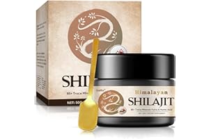 ZACURATE Shilajit-Resin-Pure-Organic-Himalayan, Fast-Acting 500mg Natural Shilajit with 85+ Trace Minerals & Fulvic Acid, Reduce Fatigue, EEQQ