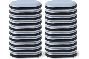 Hasware - Sottopiedi scorrevoli per lo spostamento di mobili pesanti, adatti a superfici dure, set di 20 pezzi (20 pz, 20 x 35 mm)