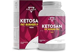 BALANCE NUTRITION Ketosan® (DIETA DETOX DRENANTE INCLUSA) - Brucia Grassi Potenti Veloci | Pillole Dimagranti Veloci e Efficaci | Dimagrante Forte | Tè Verde, Orthosiphon, Garcinia Cambogia, Piperina | 100% Vegan