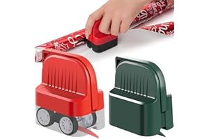 Yamobi Set di 2 forbici per carta regalo natalizia, per confezioni regalo, compleanno, festività, materiali di imballaggio