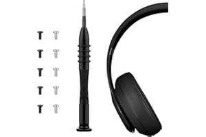 Geekria Headband Replacement Repair Tool with 10 Pcs Screws + Screwdriver Tool Kit, Fix Tool Compatible with Beats Studio 3.0, Studio 2.0, Studio 1.0 Headphones (Black)