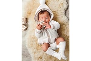 ‎HOLLERT Hollert German Leather Fashion Lammfell Baby waschbar ökologisch gegerbtes kuscheliges echtes Merino Schaffell (deutsche Qualität) Naturform Babyfell geschoren Größe 90-100