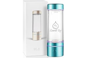 LEVEL UP WAY LevelUpWay - Tritan Hydrogen Generator Water Bottle SPE PEM Du Pont US Membrane - 2500ppb