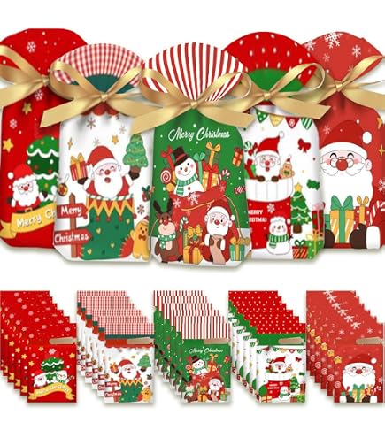 24 Tarjetas Navideñas Mini Con Sobres - 7x7 Cm, 24 Diseños Diferentes, Para Decorar O Regalar