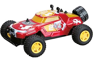 MONDO Motors Hot Wheels Dune Monster 1: Coche teledirigido a Escala 24, Frecuencia Dual, Velocidad de hasta 10 km/h, Carrocería Lexan, Función Completa para niños, Modelo Surtido, 63682
