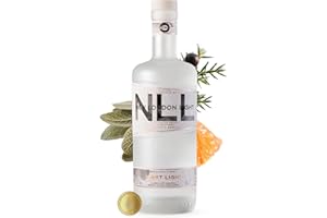New London Light 'First Light' - Alcohol Free Gin, 70cl | Drink With Tonic | Dry Juniper, Citrus and Ginger Flavours | We support 1% for the oceans