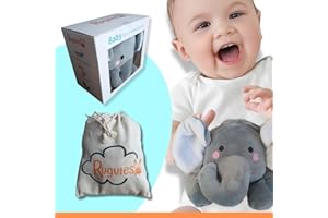 RUGUIES- Cintura anti coliche per neonati con 2 gel speciali per il caldo e il freddo - Cintura termica regolabile e lavabile per coliche e gas - Bustina di cotone biologico in dotazione