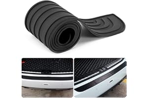 AMUSINGTAO Car Rear Bumper Protector, 35.4" x 2.75" Anti-Scratch Rubber Guard Cover for Car, Bumpers Protectors Strip for Cars, Trucks, Pickups and SUV