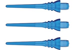 WINMAU Darts Triton Soft Tip Points - Pointes pour fléchettes électroniques - Disponible en Blanc, Noir, Rouge, Orange, Jaune et Bleu
