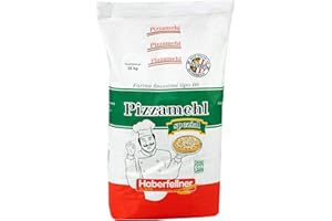 HABERFELLNER Mehl Typ 00 - Pizzamehl Spezial 25kg entspricht Weizenmehl Type 550 | Hochwertiges Mehl - gentechnikfrei und pestizid-kontrolliert | Für besonders luftige und krosse Pizza